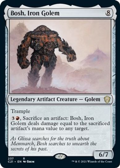 Bosh, Iron Golem (237) [Commander 2021]