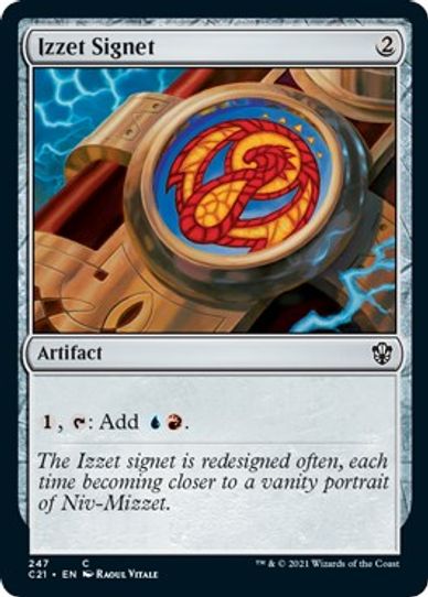 Izzet Signet (247) [Commander 2021]
