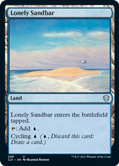 Lonely Sandbar (298) [Commander 2021]
