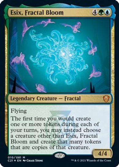 Esix, Fractal Bloom (10) [Commander 2021]