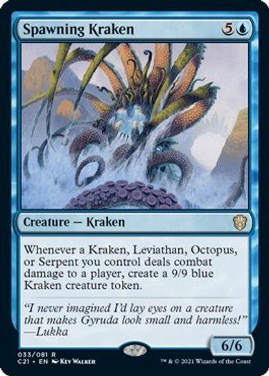 Spawning Kraken (33) [Commander 2021]