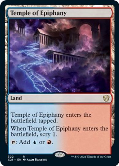 Temple of Epiphany (322) [Commander 2021]