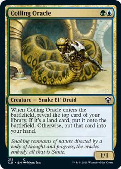 Coiling Oracle (212) [Commander 2021]