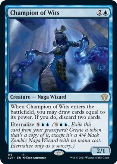 Champion of Wits (116) [Commander 2021]
