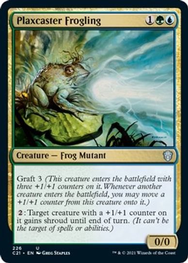 Plaxcaster Frogling (226) [Commander 2021]