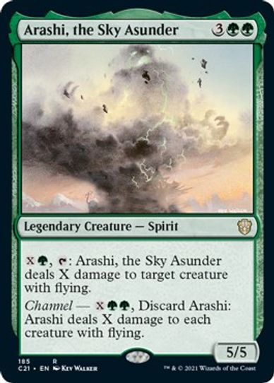 Arashi, the Sky Asunder (185) [Commander 2021]