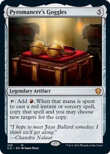 Pyromancer's Goggles (259) [Commander 2021]