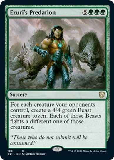 Ezuri's Predation (188) [Commander 2021]
