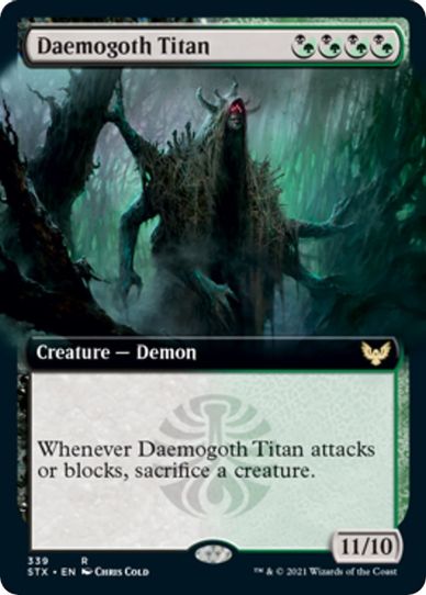 Daemogoth Titan (Extended Art) (339) [Strixhaven: School of Mages]