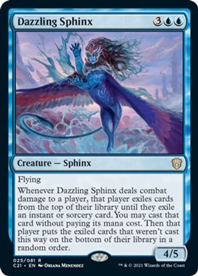 Dazzling Sphinx (25) [Commander 2021]