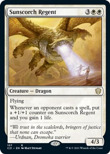 Sunscorch Regent (107) [Commander 2021]