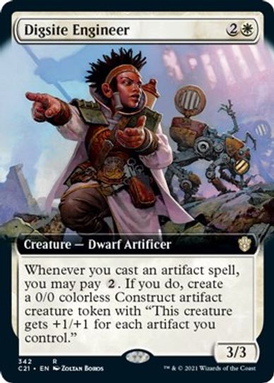 Digsite Engineer (Extended Art) (342) [Commander 2021]