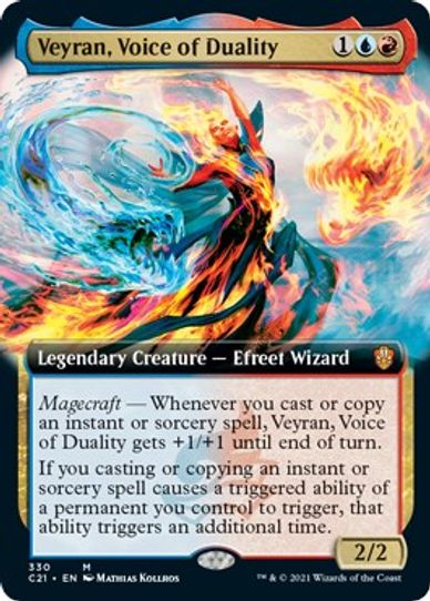 Veyran, Voice of Duality (Extended Art) (330) [Commander 2021]