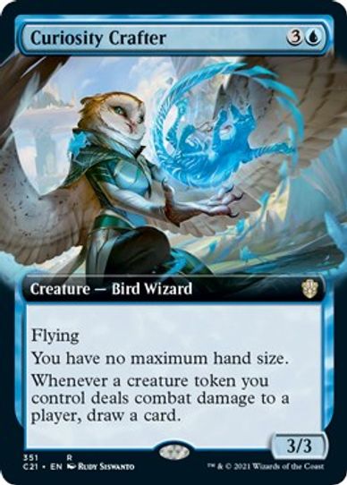 Curiosity Crafter (Extended Art) (351) [Commander 2021]