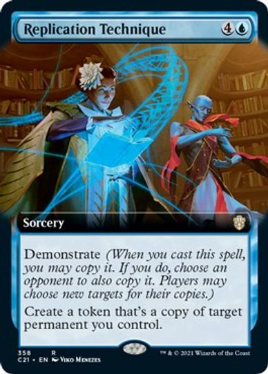 Replication Technique (Extended Art) (358) [Commander 2021]