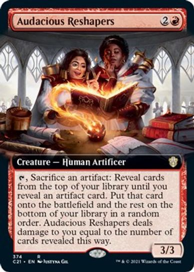 Audacious Reshapers (Extended Art) (374) [Commander 2021]