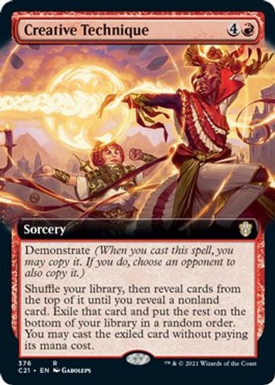 Creative Technique (Extended Art) (376) [Commander 2021]