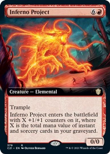 Inferno Project (Extended Art) (379) [Commander 2021]
