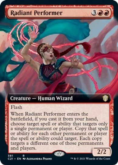 Radiant Performer (Extended Art) (381) [Commander 2021]