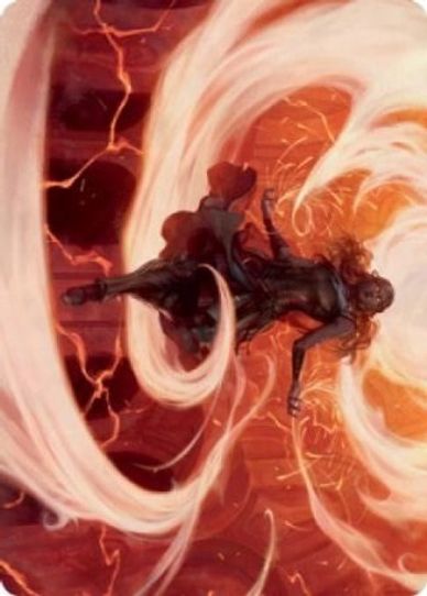 Crackle with Power Art Card (12) [Art Series: Strixhaven]