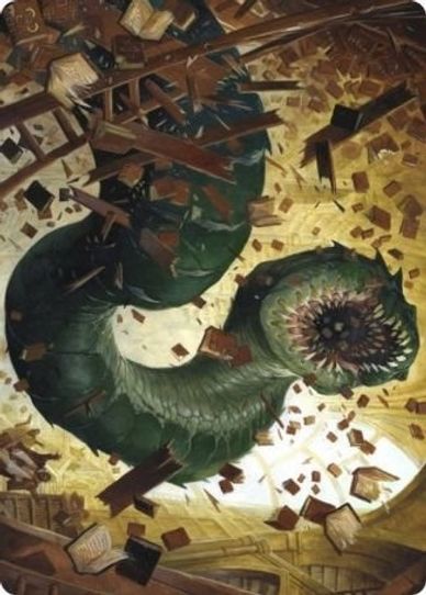 Bookwurm Art Card (14) [Art Series: Strixhaven]