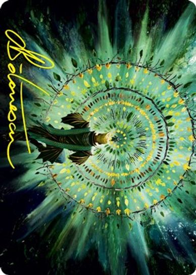 Verdant Mastery Art Card (Gold-Stamped Signature) (19) [Art Series: Strixhaven]