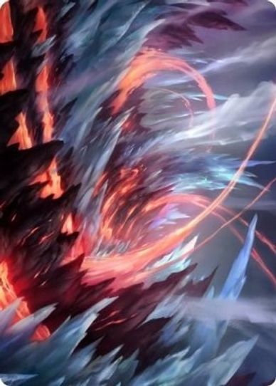 Frostboil Snarl Art Card (47) [Art Series: Strixhaven]