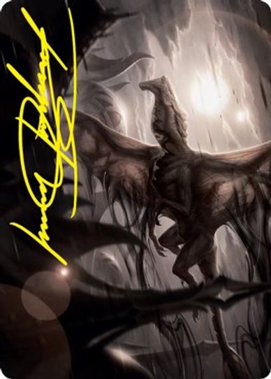Shadrix Silverquill Art Card (Gold-Stamped Signature) (59) [Art Series: Strixhaven]