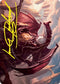 Velomachus Lorehold Art Card (Gold-Stamped Signature) (61) [Art Series: Strixhaven]