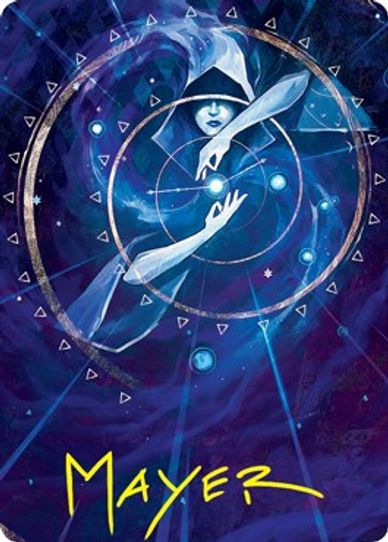 Time Warp Art Card (Gold-Stamped Signature) (69) [Art Series: Strixhaven]