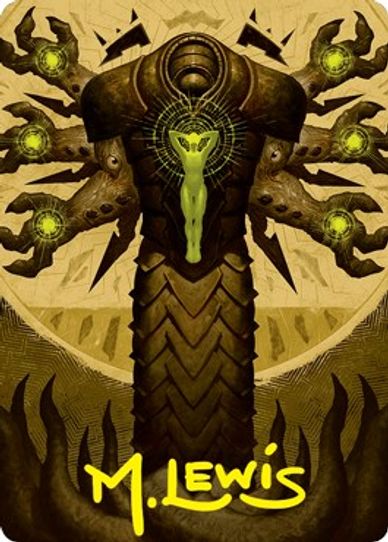 Inquisition of Kozilek Art Card (Gold-Stamped Signature) (71) [Art Series: Strixhaven]