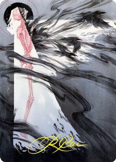 Tendrils of Agony Art Card (Gold-Stamped Signature) (73) [Art Series: Strixhaven]