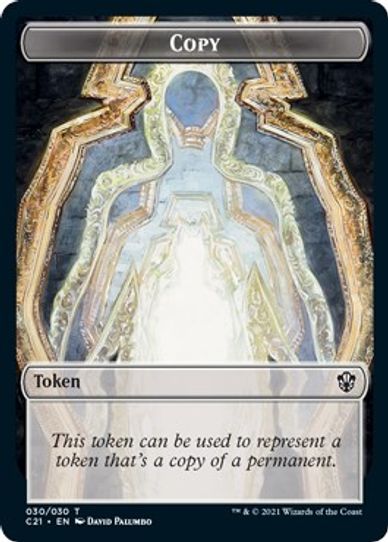 Copy // Fractal Double-sided Token [Commander 2021]