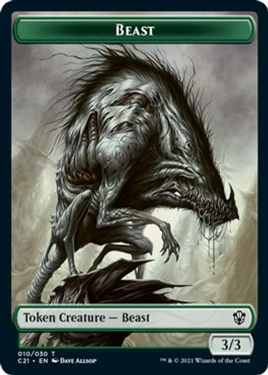 Beast // Whale Double-sided Token [Commander 2021]