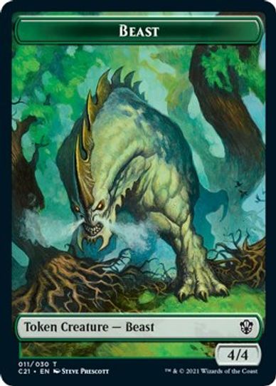 Beast // Insect Double-sided Token [Commander 2021]