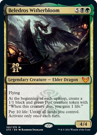 Beledros Witherbloom (163) [Prerelease Cards]