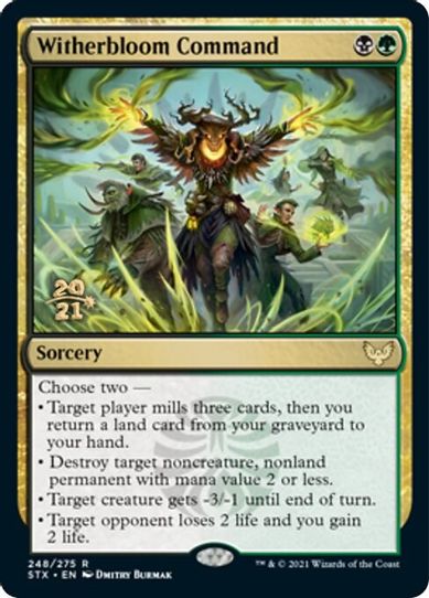 Witherbloom Command (248) [Prerelease Cards]