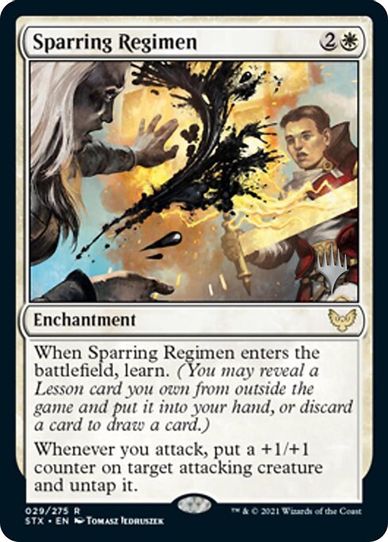 Sparring Regimen (29) [Promo Pack: Strixhaven]