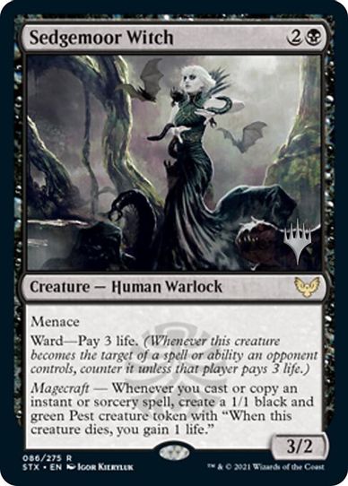Sedgemoor Witch (86) [Promo Pack: Strixhaven]