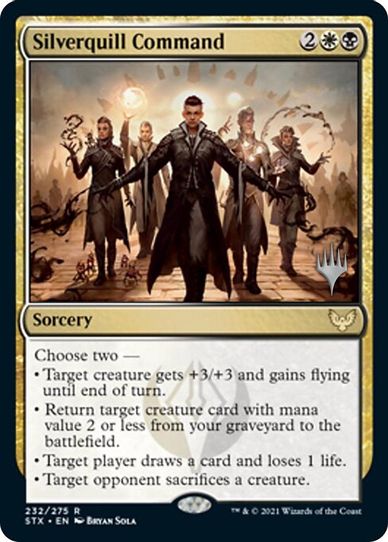 Silverquill Command (232) [Promo Pack: Strixhaven]