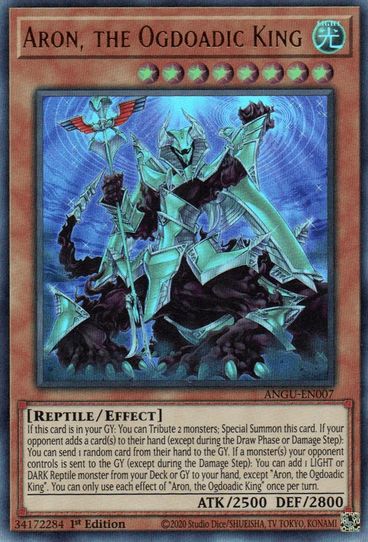 Aron, the Ogdoadic King (ANGU-EN007) [Ancient Guardians]