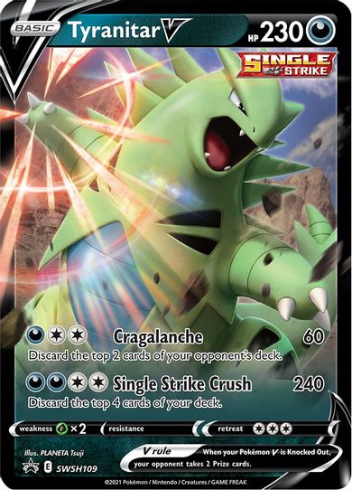 Tyranitar V SWSH109 (SWSH109) [SWSH: Sword & Shield Promo Cards]