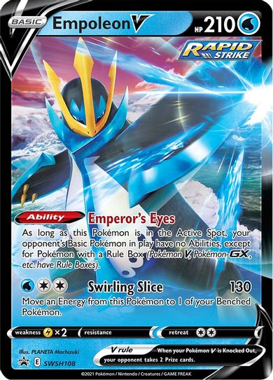 Empoleon V SWSH108 (SWSH108) [SWSH: Sword & Shield Promo Cards]