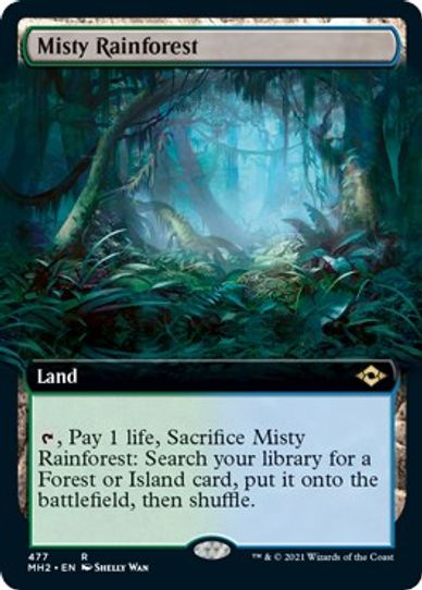 Misty Rainforest (Extended Art) (477) [Modern Horizons 2]