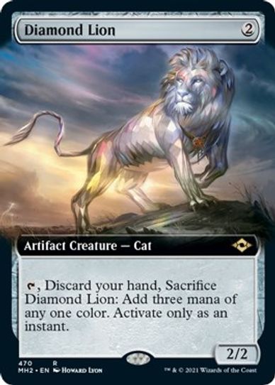 Diamond Lion (Extended Art) (470) [Modern Horizons 2]