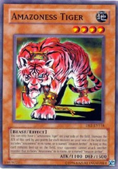 Amazoness Tiger (DR1-EN118) [Dark Revelation Volume 1]