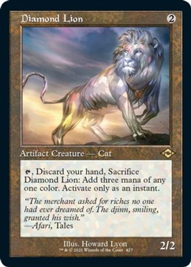 Diamond Lion (Retro Frame) (427) [Modern Horizons 2]