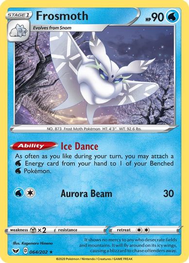Frosmoth 064/202 (Non Holo) [Deck Exclusives]