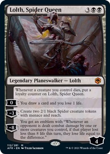 Lolth, Spider Queen (112) [Adventures in the Forgotten Realms]