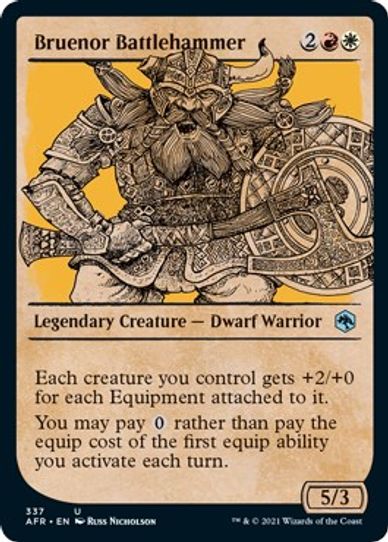 Bruenor Battlehammer (Showcase) (337) [Adventures in the Forgotten Realms]
